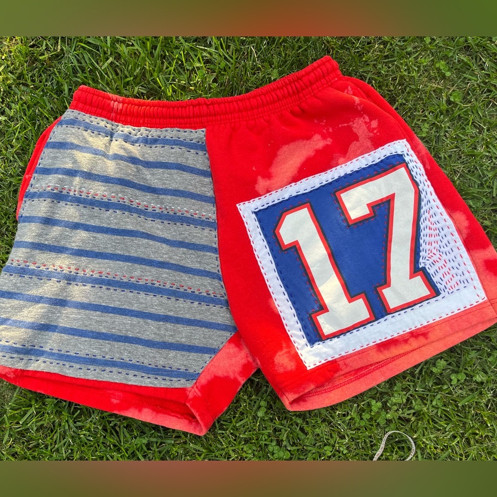 Custom Upcycle Sweatpant Sports Buffalo Bills